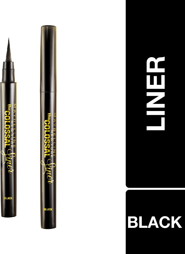 Buy Maybelline New York Eyeliner Flexitip Applicator Quickdrying  Formula Longlasting The Colossal Liner Black 12g Online at Low Prices  in India  Amazonin
