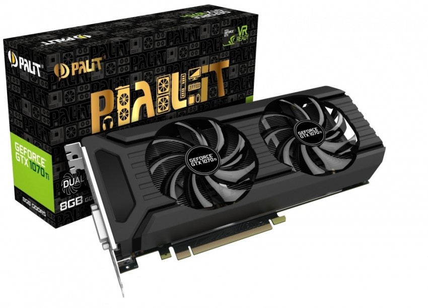 Palit NVIDIA NVIDIA GTX 1070TI DUAL 8GB GDDR5 8 GB GDDR5 Graphics