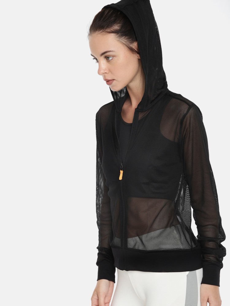 Black mesh hotsell jacket womens