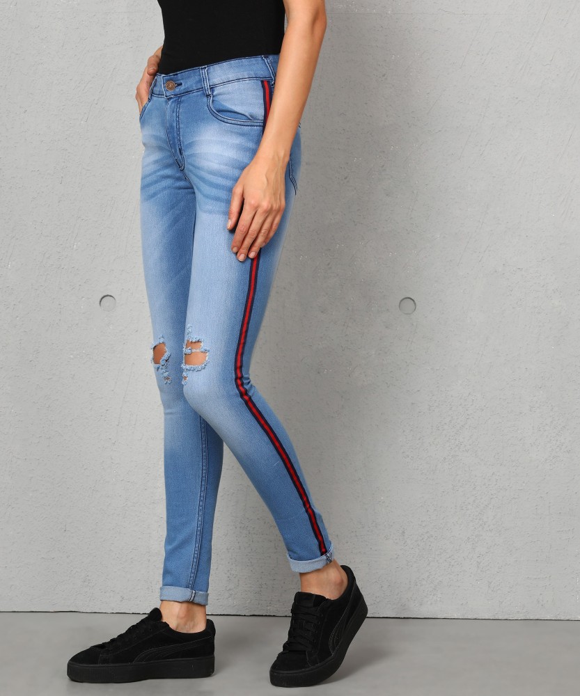 Flipkart women's jeans on sale tops