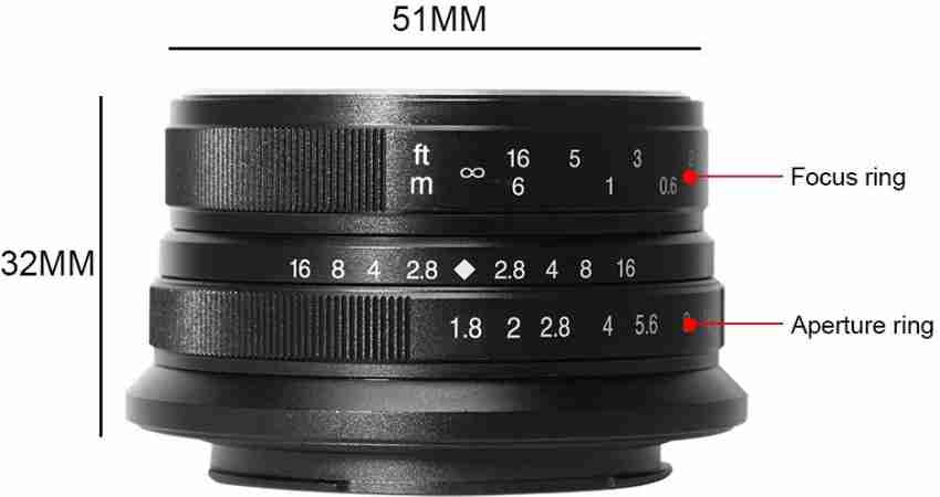 7Artisans 25mm f1.8 lensfor Canon Wide-angle Prime Lens 