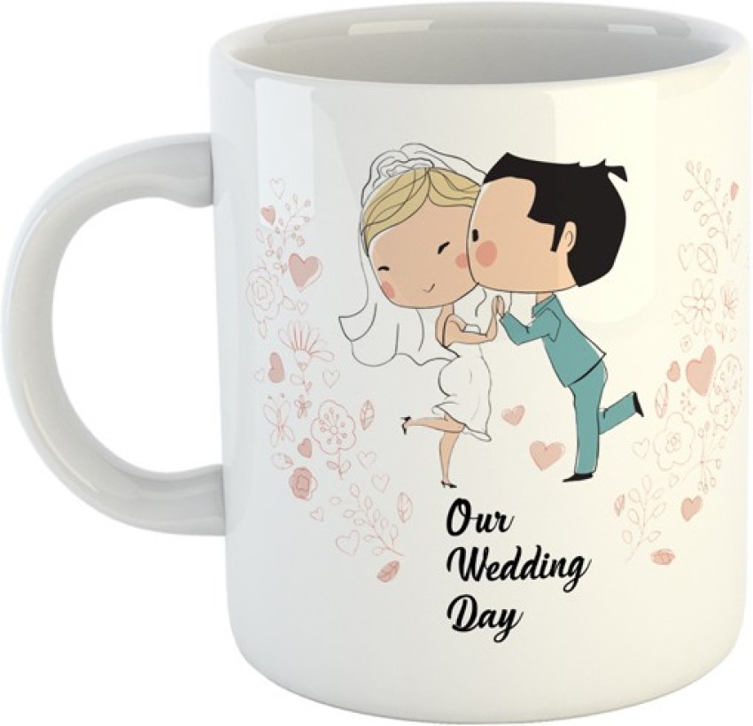 Ashvah Our Wedding Day Ceramic Coffee Mug Price in India - Buy Ashvah Our  Wedding Day Ceramic Coffee Mug online at