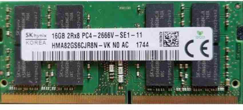 Hynix PC4-2666 Mhz ,1.2V , Non Ecc, SO Dimm DDR4 16 GB (Dual 