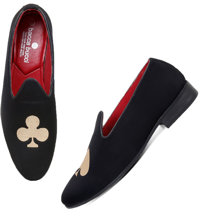 Mens embroidered discount velvet loafers