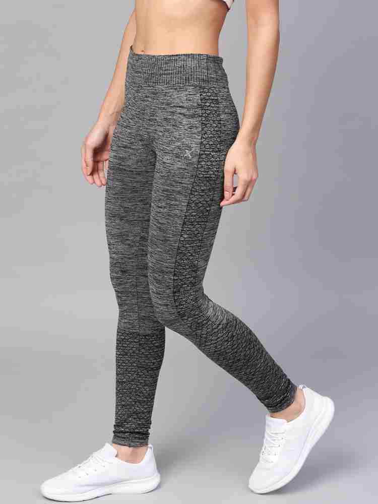 HRX by Hrithik Roshan Women Solid Rapid Dry Reflective Tights