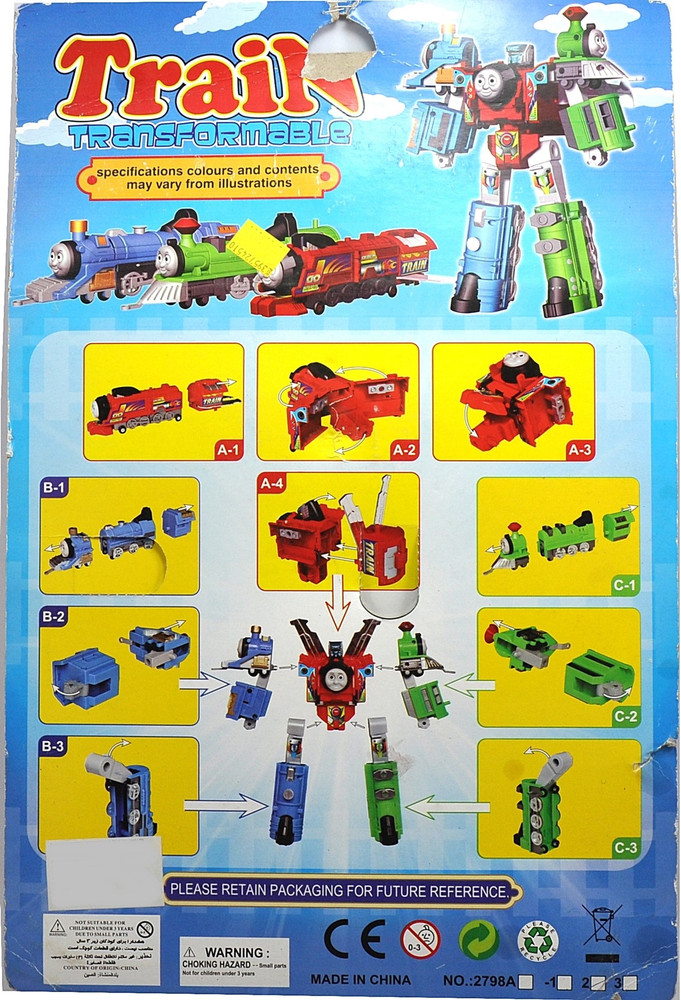 Senra Train Transformable Super Thomas Train Transformable Super