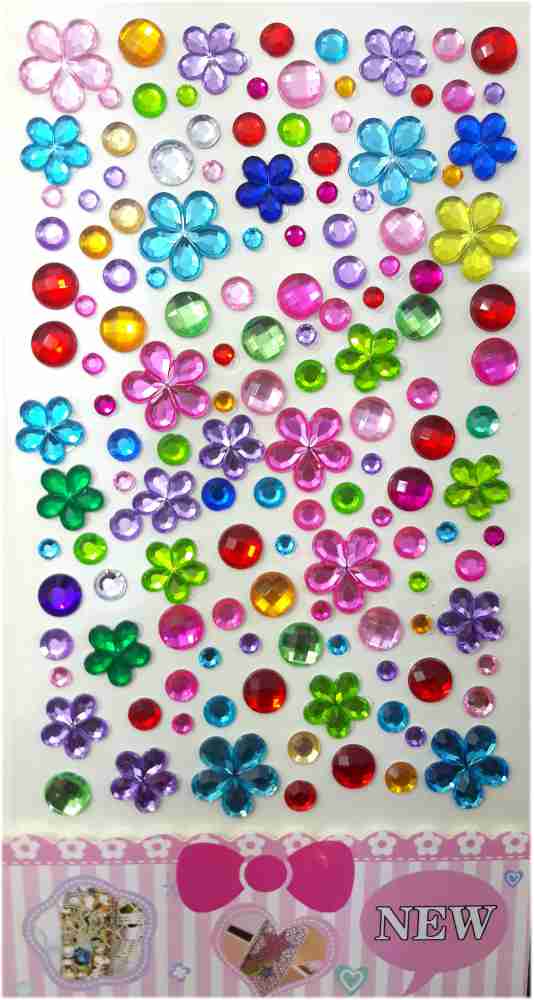 Art Skills Self-Stick Gems, Pearl - 300 pearls