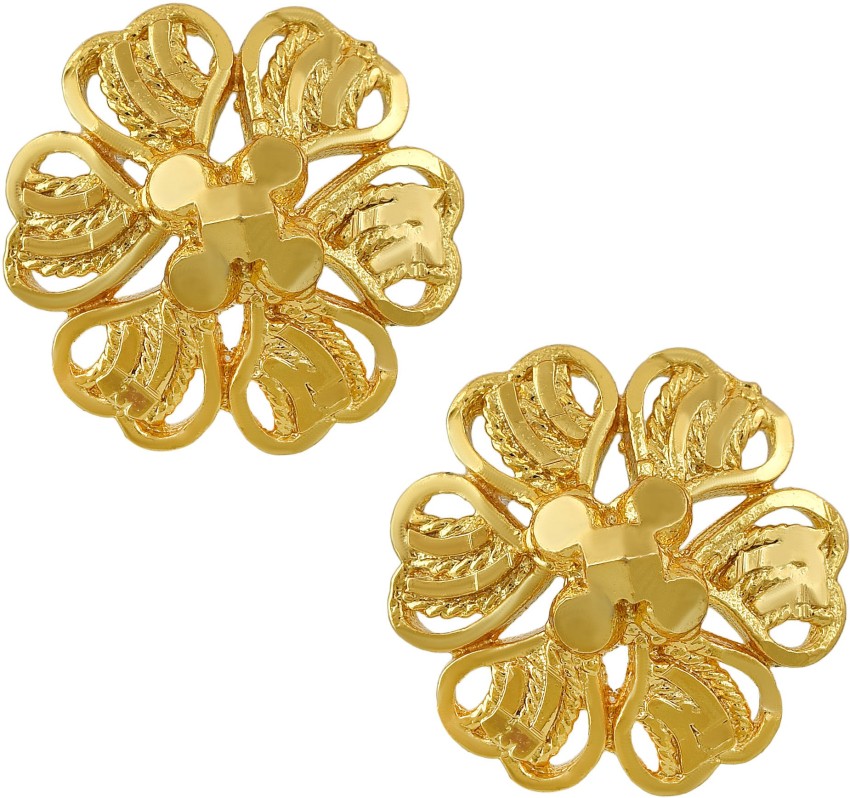 chanel gold earrings studs