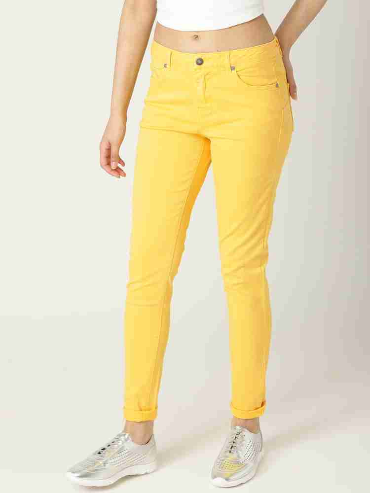 Yellow jeans hotsell womens