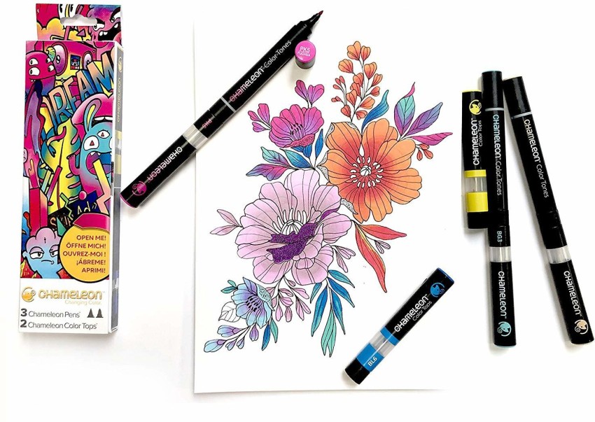 Chameleon Art Products, Chameleon Color Tones, Marker Pen 5 Colors