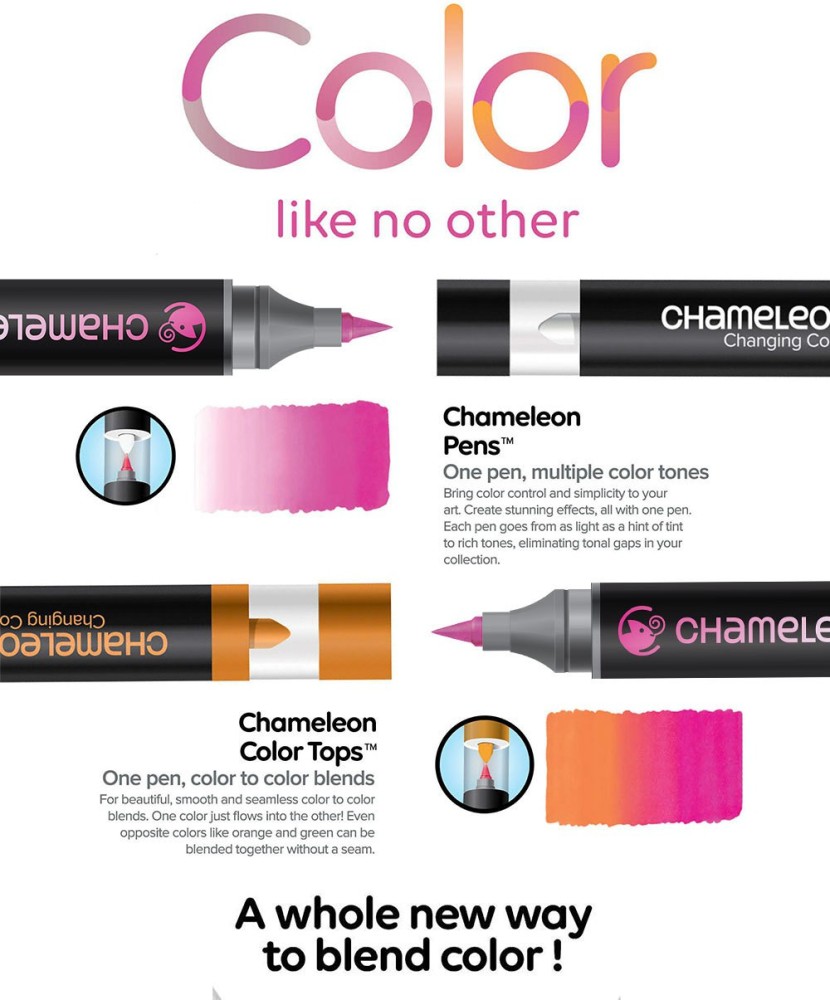 Chameleon Pens 5 PENS SET Colour Tone Alcohol Markers Blending Genuine