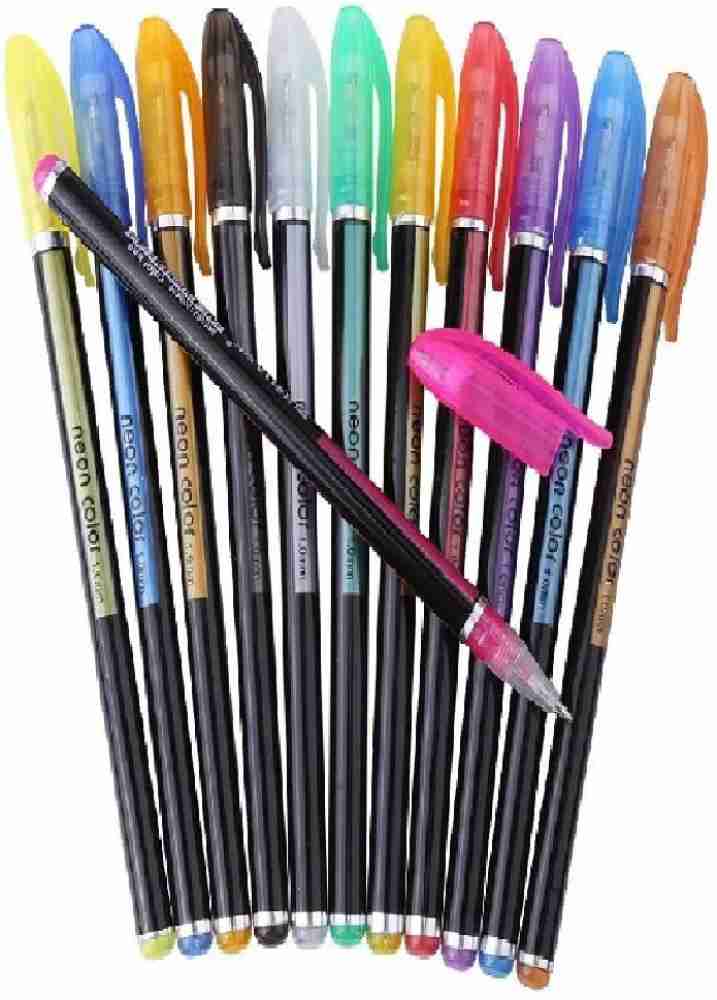Glitter Gel Pens for Adult Coloring Books 120 Pack-60 Glitter