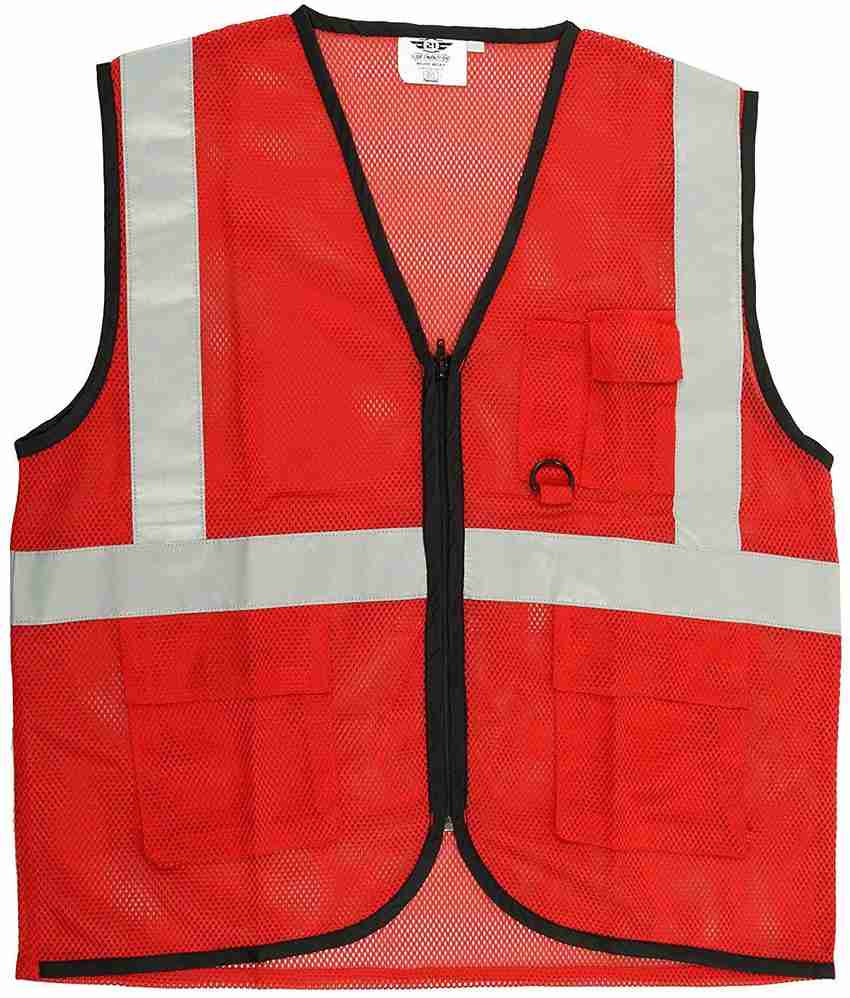 Red reflective jacket on sale
