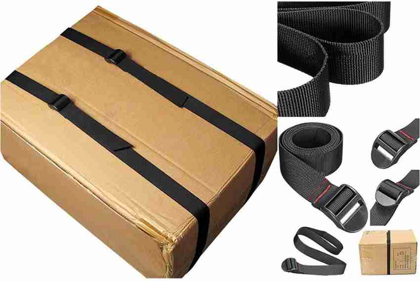 DIY Crafts Travel Strapping Cord Tape Rope Luggage Strap Black - Price in  India