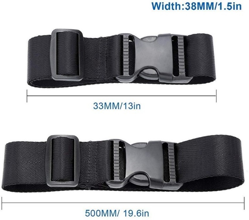  4 Pack Luggage Straps, Adjustable Suitcase Belts