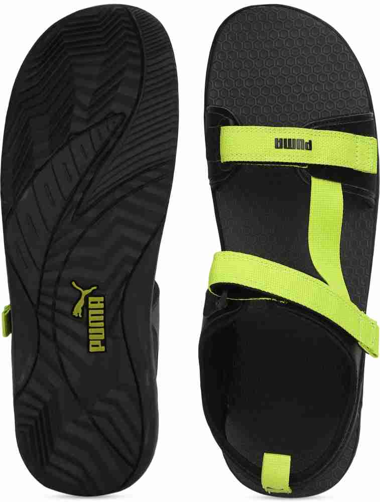 Puma on sale green sandals