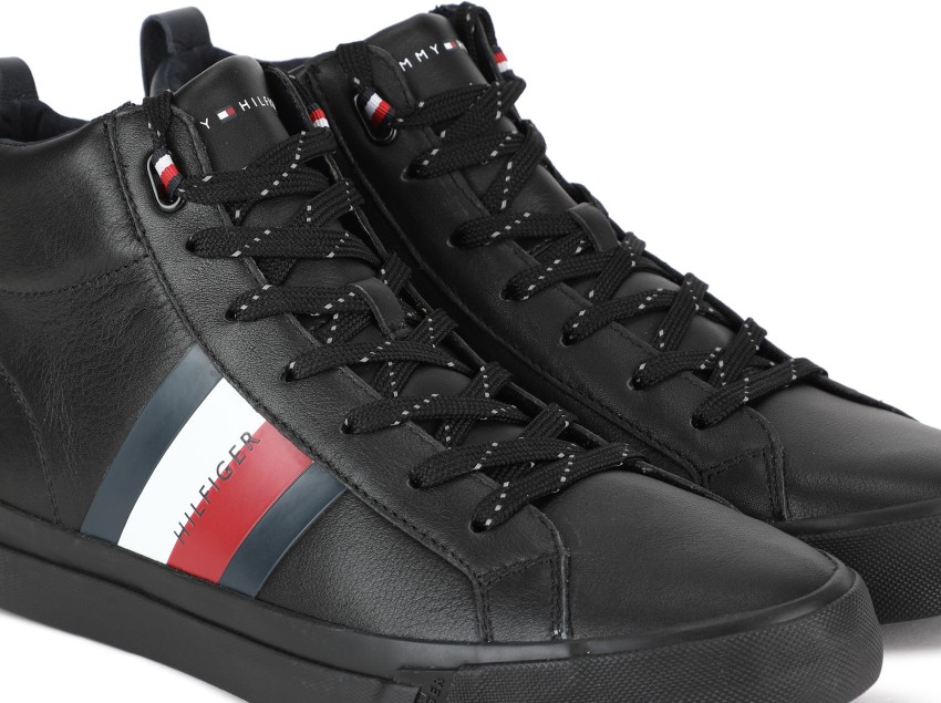 Tommy hilfiger flag sale detail high leather