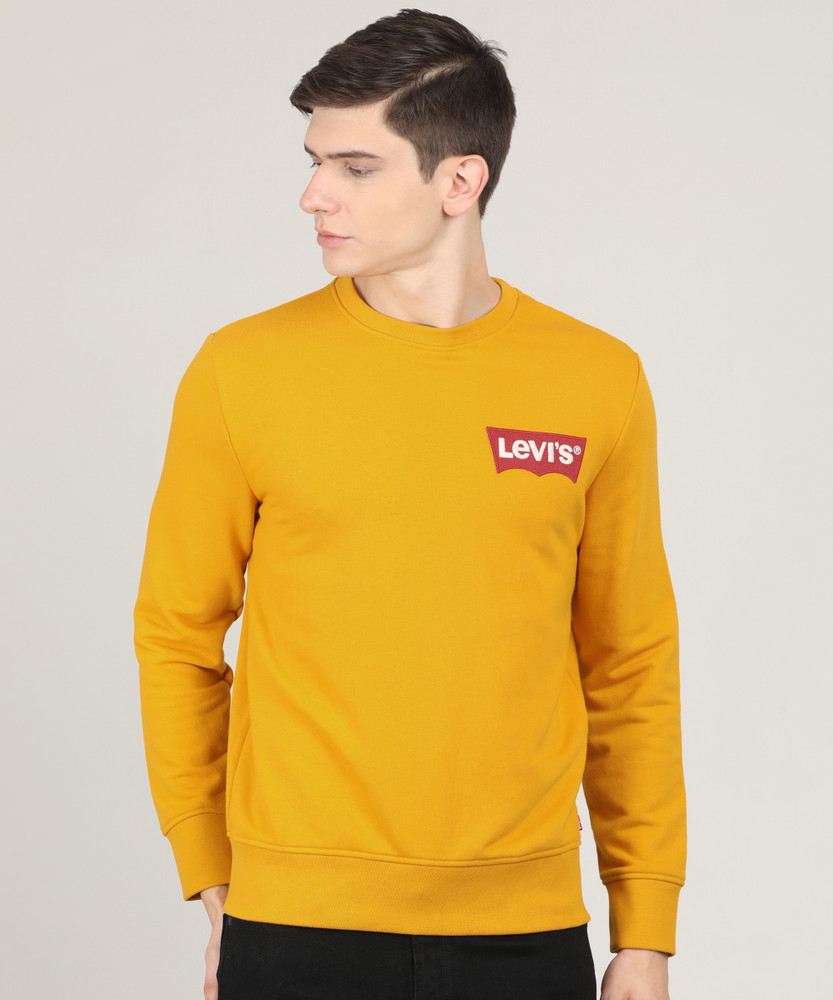 Yellow levis sweatshirt best sale