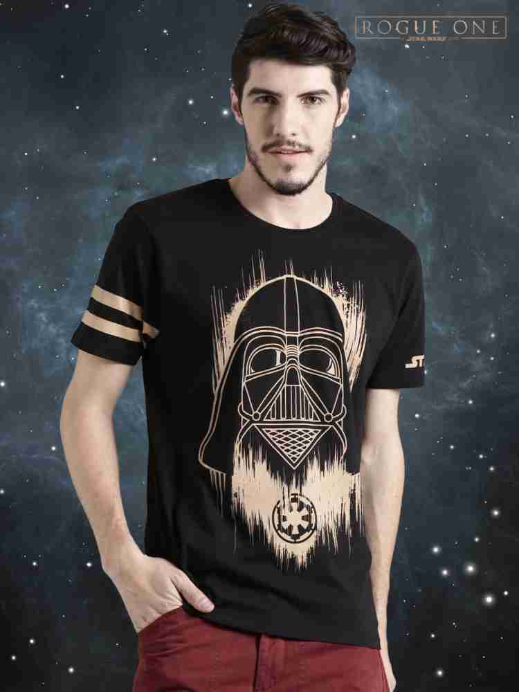 Darth Vader Printed Men Round Neck Black T Shirt Buy Darth Vader