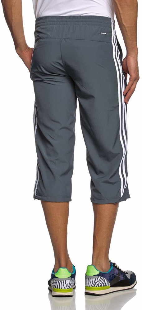 ADIDAS Striped Men Three Fourths - Buy ADIDAS Striped Men Three Fourths  Online at Best Prices in India