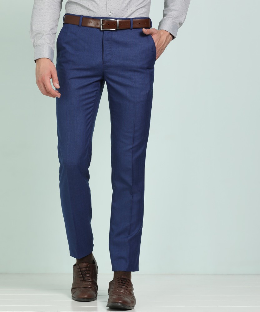 90 OFF on Blends Trendz Regular Fit Men Dark Blue Trousers on Flipkart   PaisaWapascom