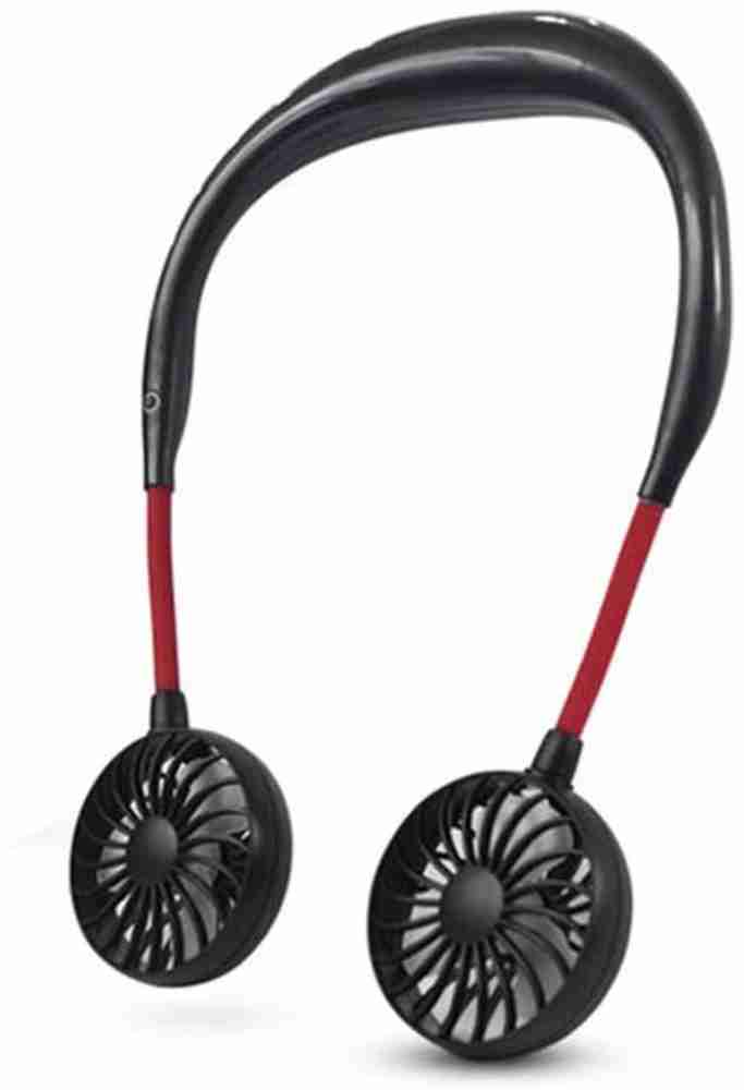 YODNSO Rechargeable Neckband Hand Free Fan for Kitchen Home Office
