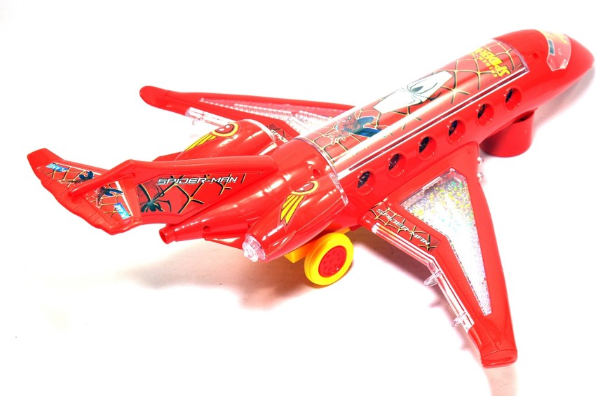 spiderman aeroplane toy