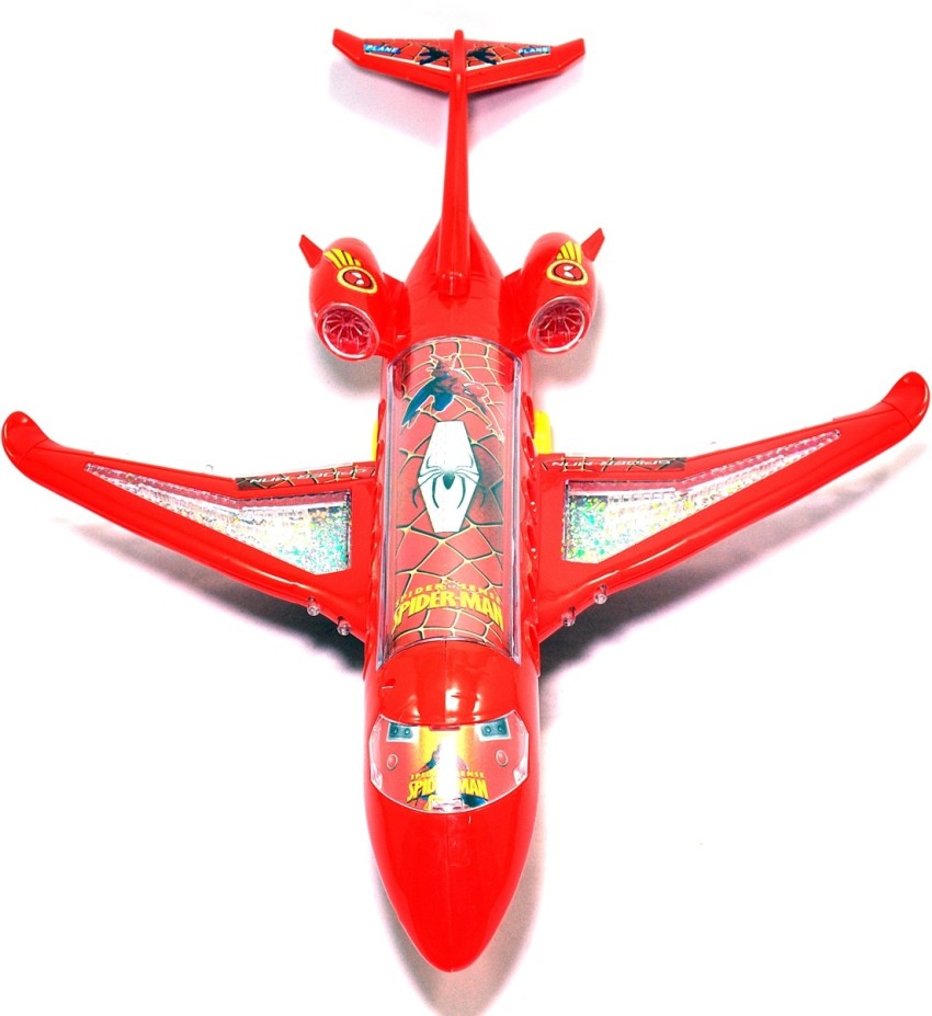 spiderman aeroplane toy