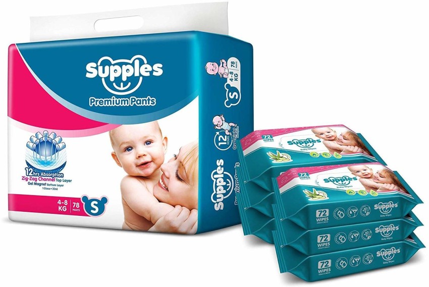 Supples baby pants 2024 diapers large size