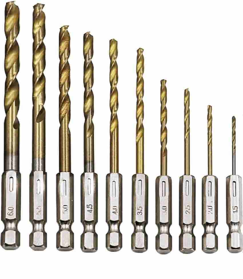 Buy Ekavir HSS High Speed Hex Shank Quick Change Drill Bits