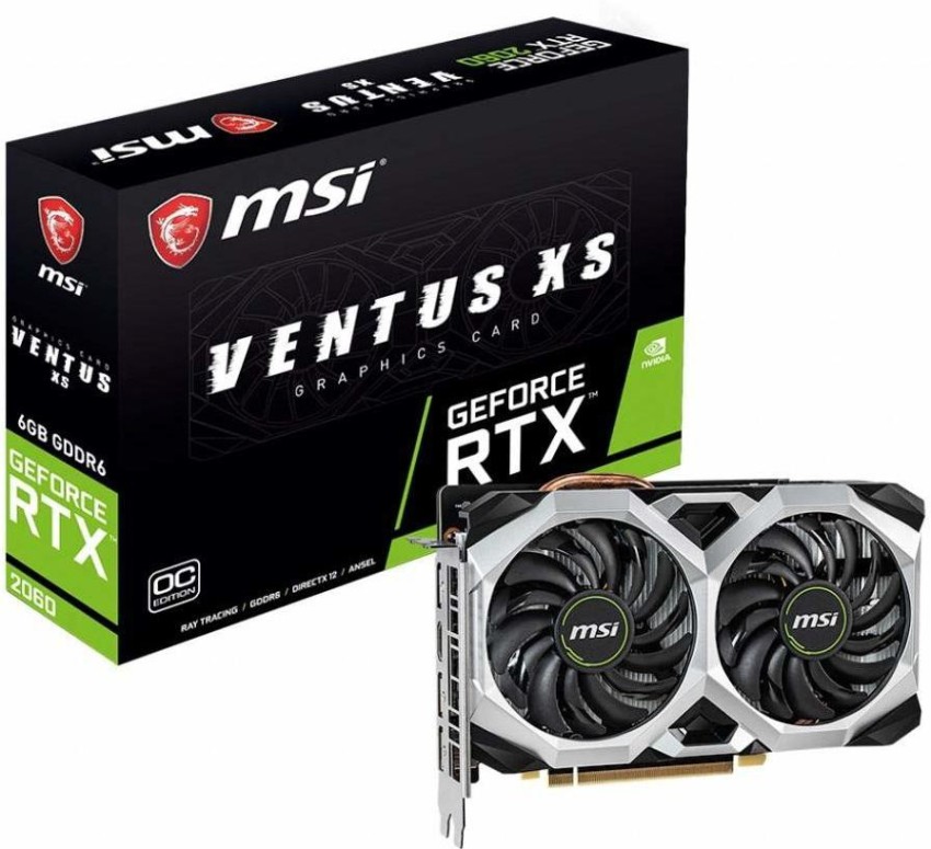 MSI NVIDIA GeForce RTX 2060 6GB GDRR6 192-bit HDMI/DP Ray Tracing