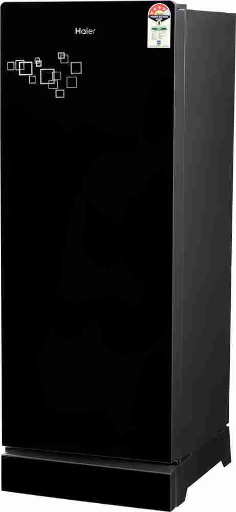 Haier refrigerator 220 ltr glass door deals