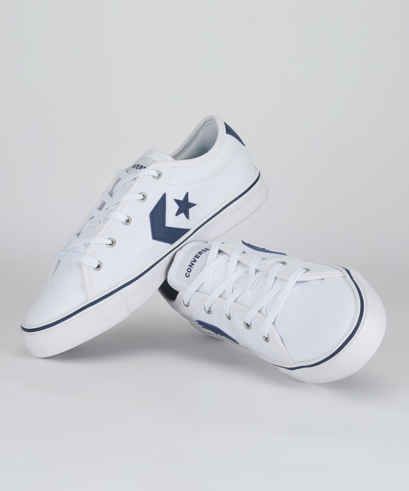 Converse star clearance replay ox white