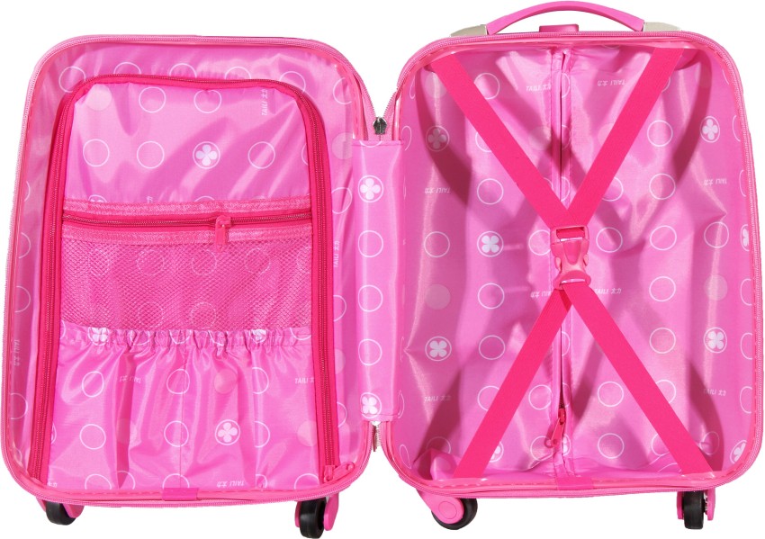 GOCART 16 Inch 4 wheeled suitcase for kids Children suitcase kid luggage  Travel Trolley Bag Cabin Suitcase - 16 inch Pink - Price in India