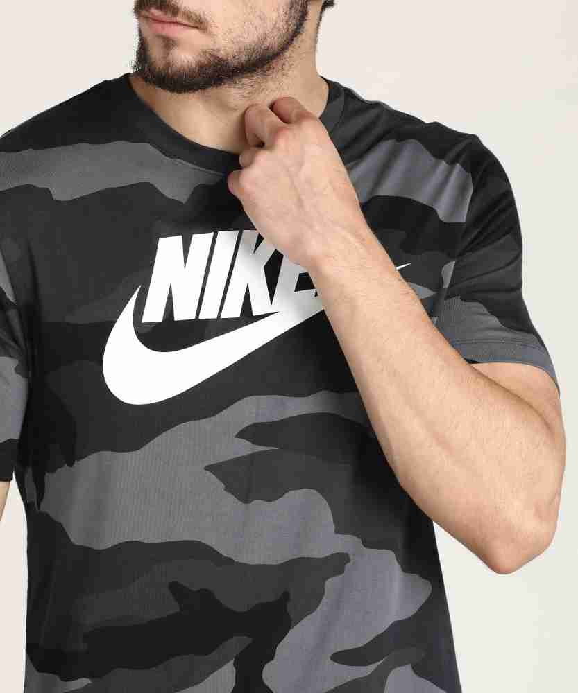 Nike grey store camo shirt