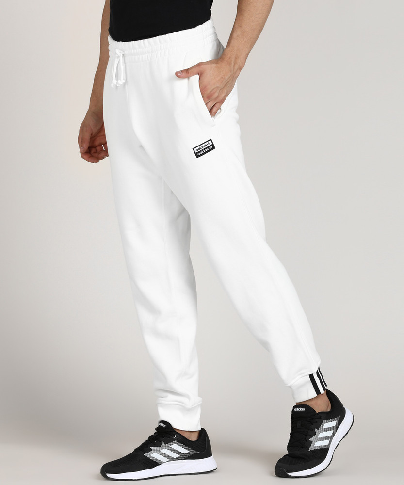 Mens white adidas track pants new arrivals