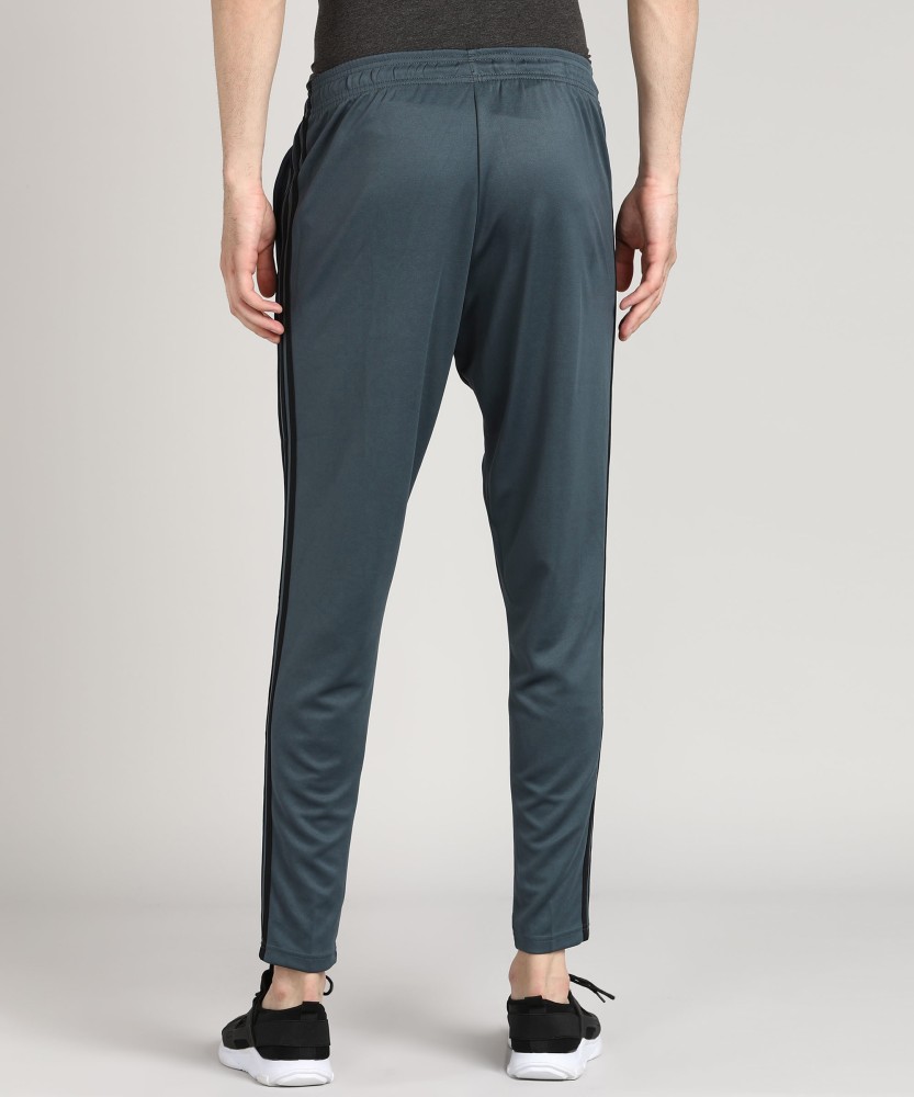 Fitinc NS Lycra Dryfit Black Track Pants with Zipper Pockets  FITINC
