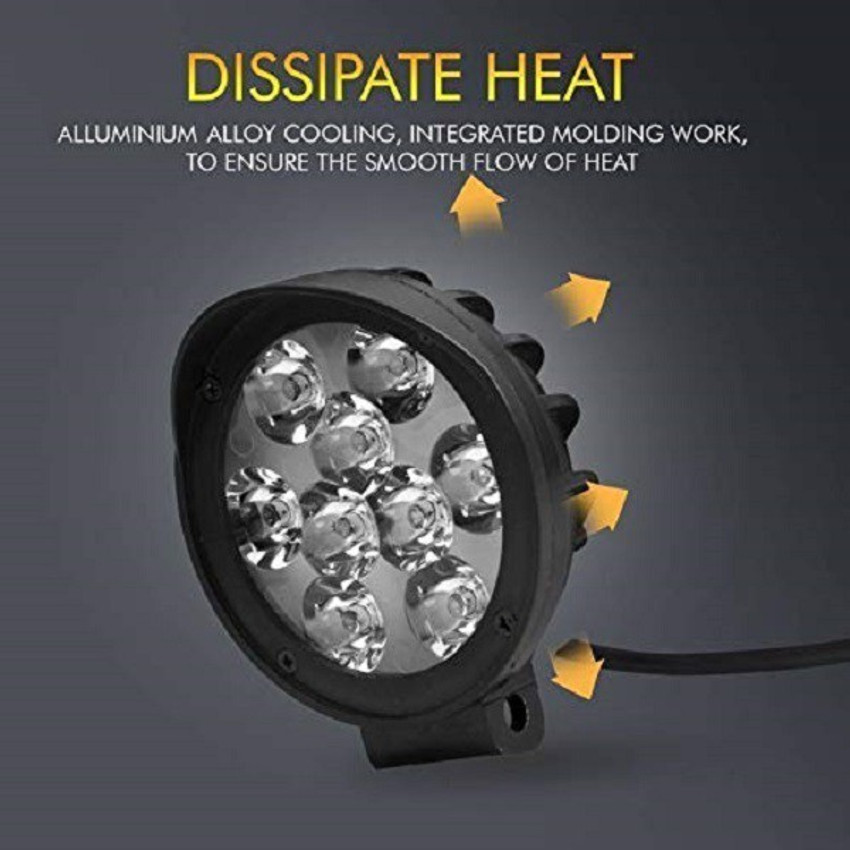 Flipkart SmartBuy SmartBuy 9 Led fog light for Cars and Bikes with