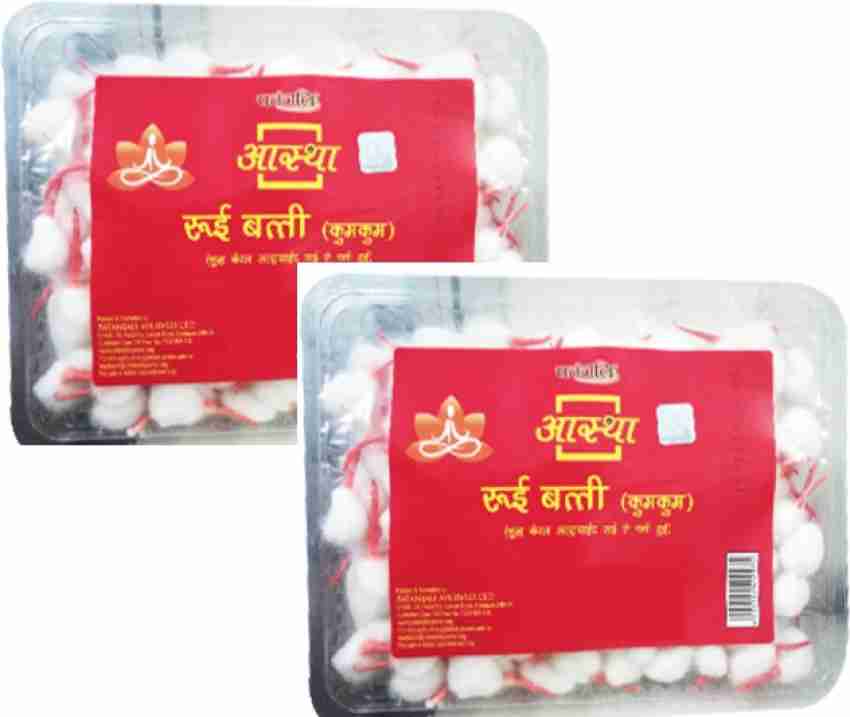 Patanjali AASTHA COTTON WICKS KUMKUM 25 G - Buy Online