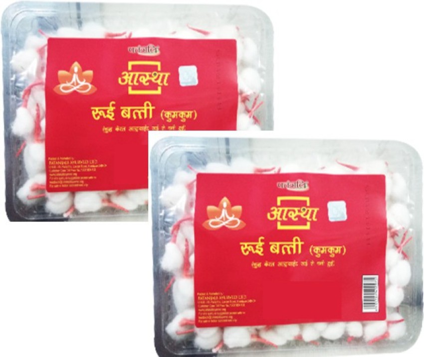 Patanjali Aastha Cotton Wicks (Kumkum) - Indian Eats