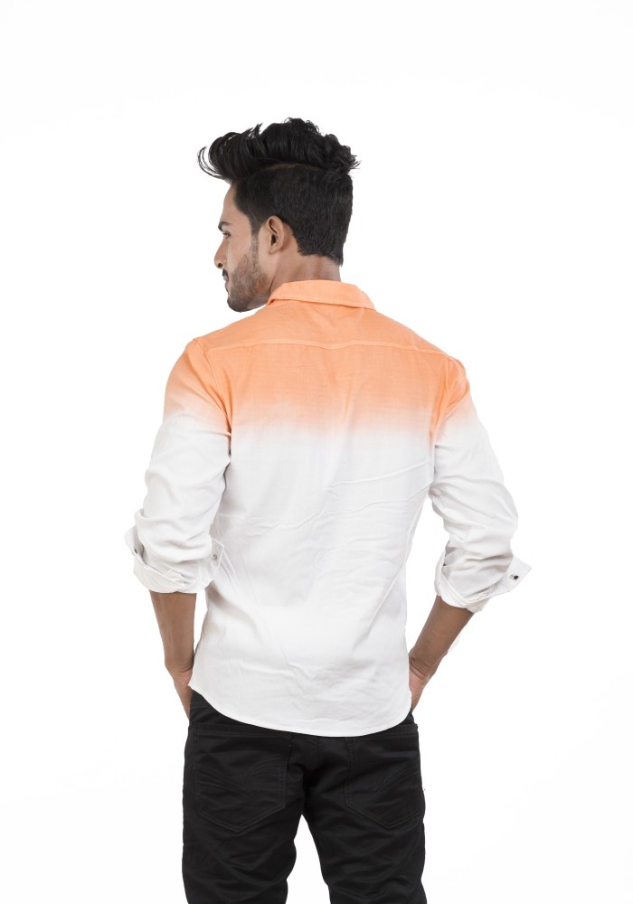 Orange X White Tie Dye Shirt – Magaion