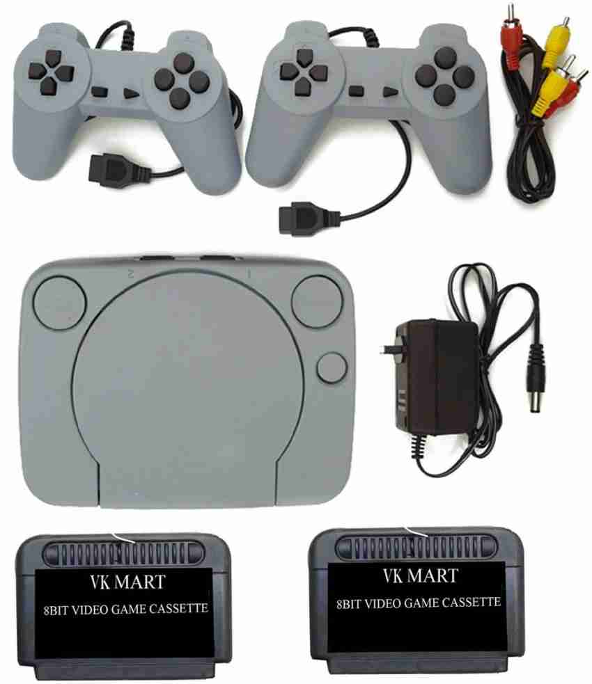 VK MART Classic Tv Video 8 Bit Game Set For Kids With InBuilt Game Like  Contera With 2 Other Cassett NA GB with Mario Price in India - Buy VK MART  Classic