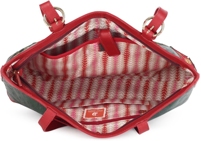 Guess Monique Tote Bag Red Stripe, red : : Fashion