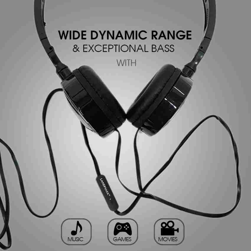 Wired overhead online headphones