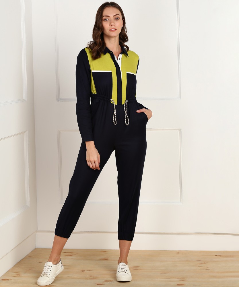 Color-blocked Zip-Off Jumpsuit - Women - Ready-to-Wear