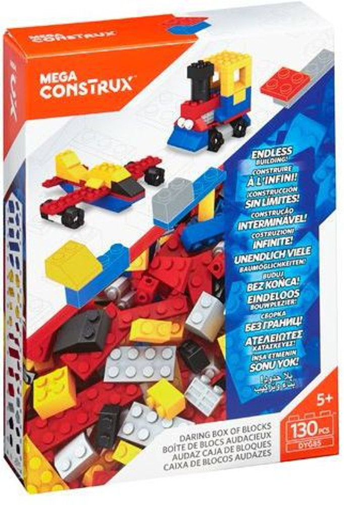 Mega Construx Vibrant Box of Blocks Medium Vibrant Box of