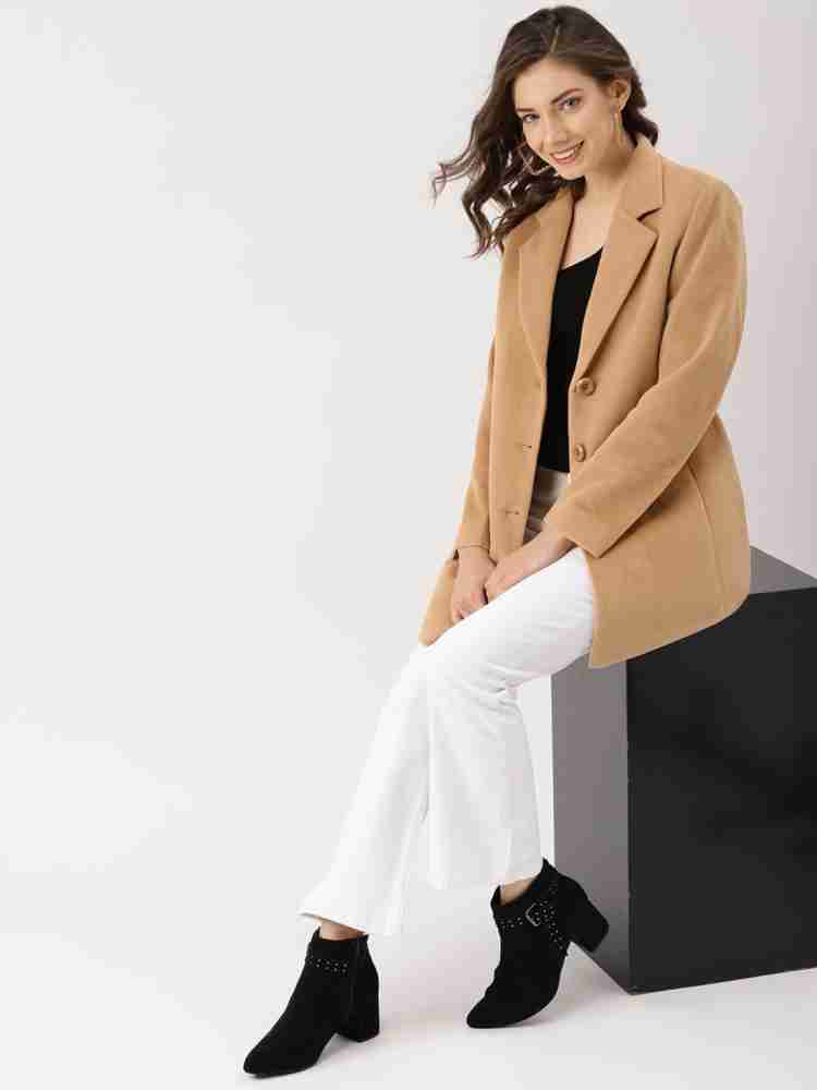 Dressberry Polyester Solid Coat