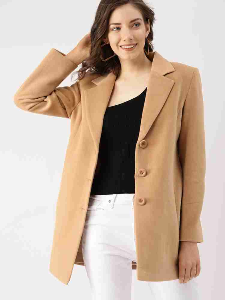 Dressberry Polyester Solid Coat