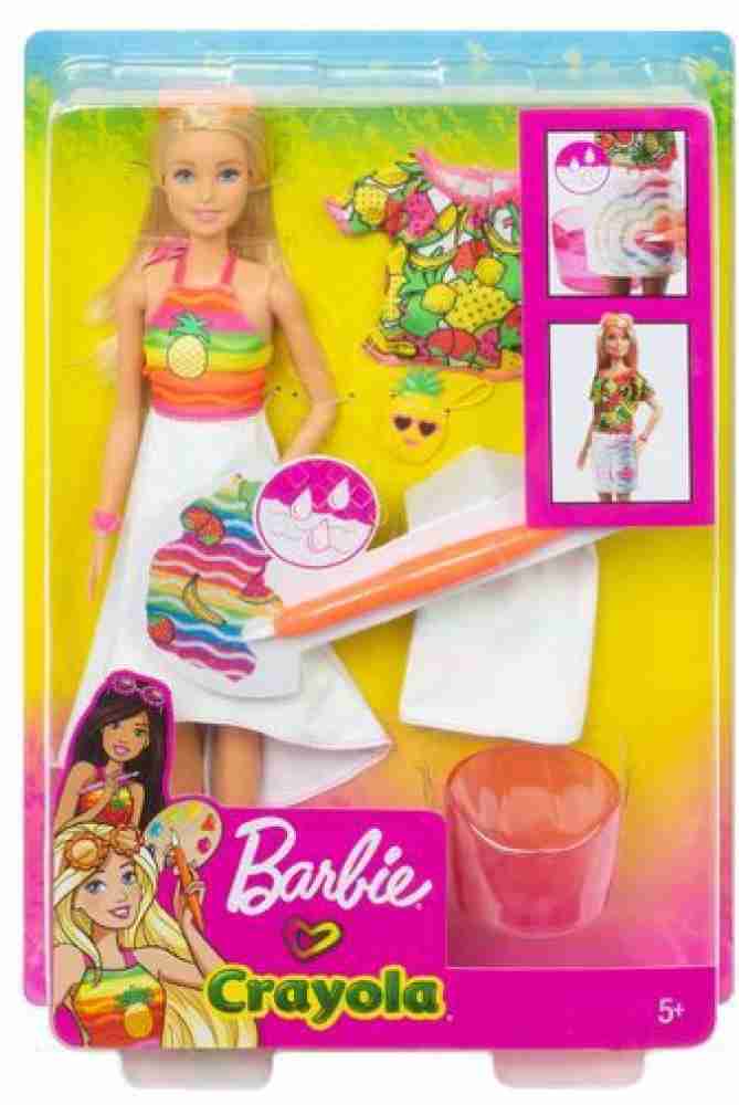 Barbie crayola best sale rainbow design