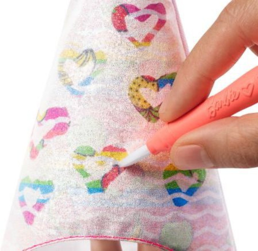 Barbie crayola rainbow design hot sale